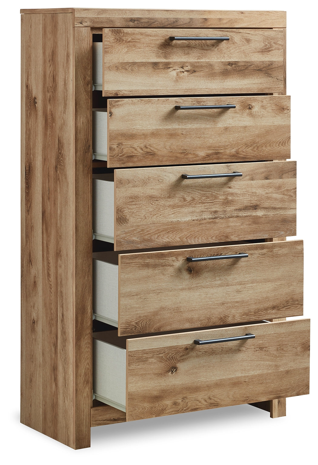 Hyanna Tan Brown Queen Storage Bed, Chest and Nightstand from Ashley - Luna Furniture