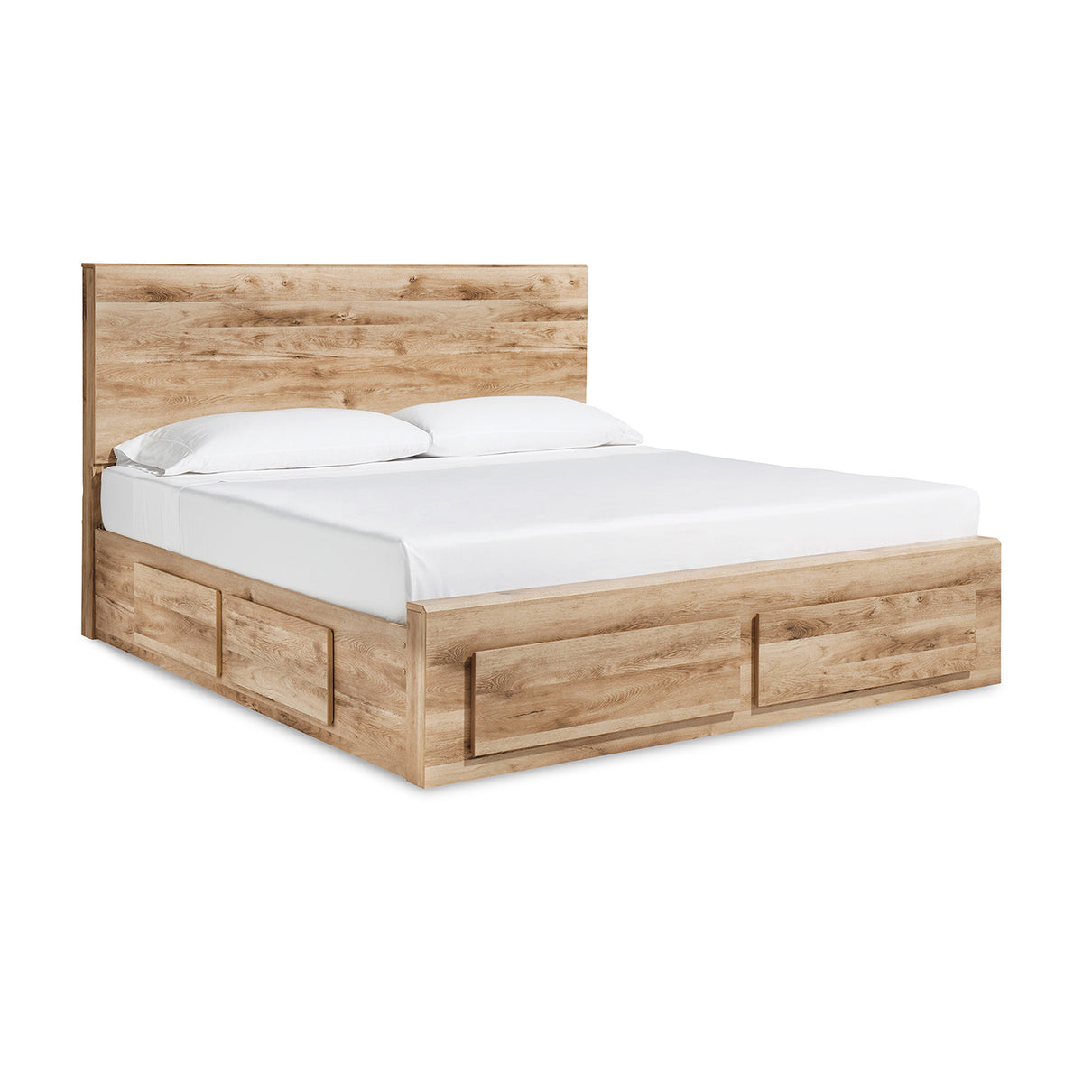 Hyanna King Panel Bed, 2 Chests and 2 Nightstands from Ashley - Luna Furniture