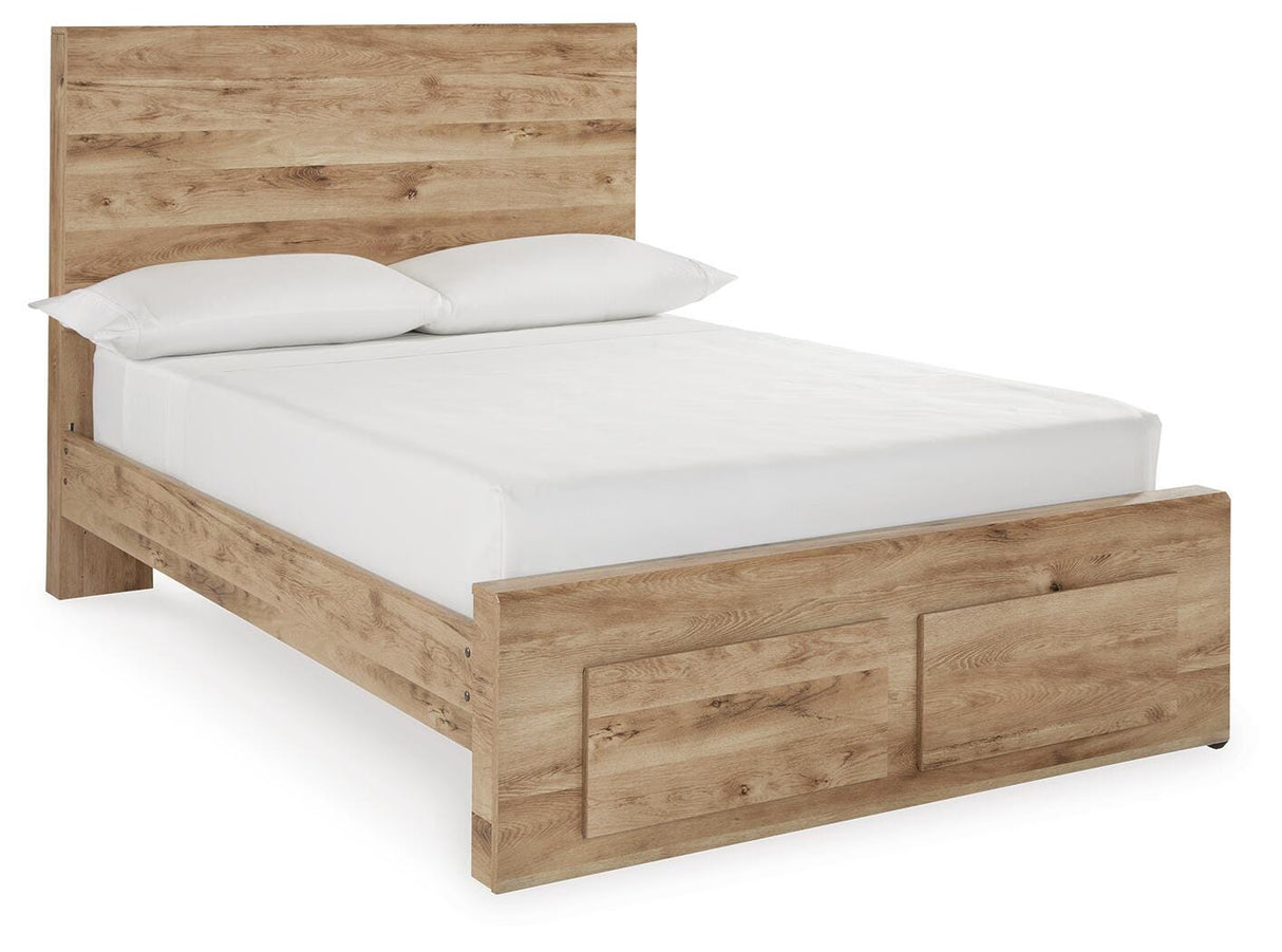 Hyanna Full Storage Panel Bed, Dresser, Mirror and Nightstand from Ashley - Luna Furniture