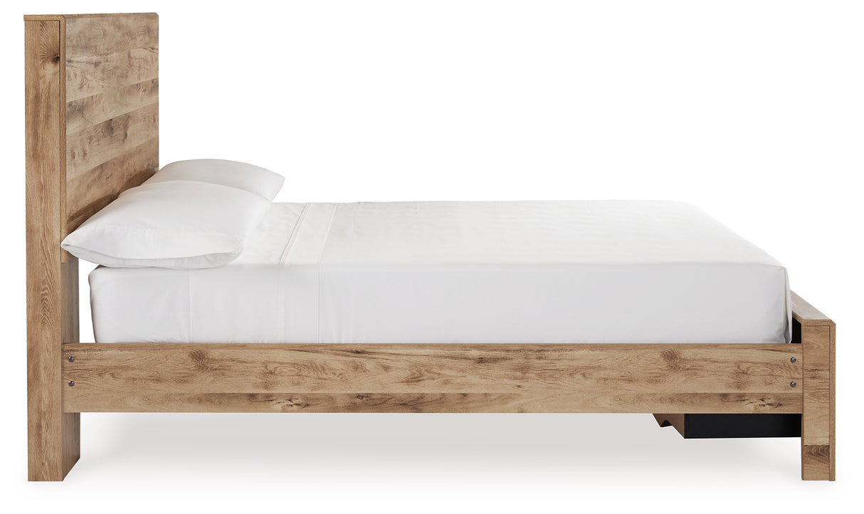 Hyanna Full Storage Panel Bed, Dresser, Mirror and Nightstand from Ashley - Luna Furniture