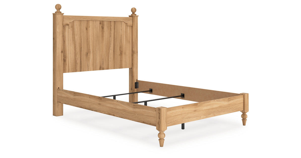 Aleaport Full Panel Bed with Dresser and Chest in Warm Brown from Ashley Furniture - Luna Furniture