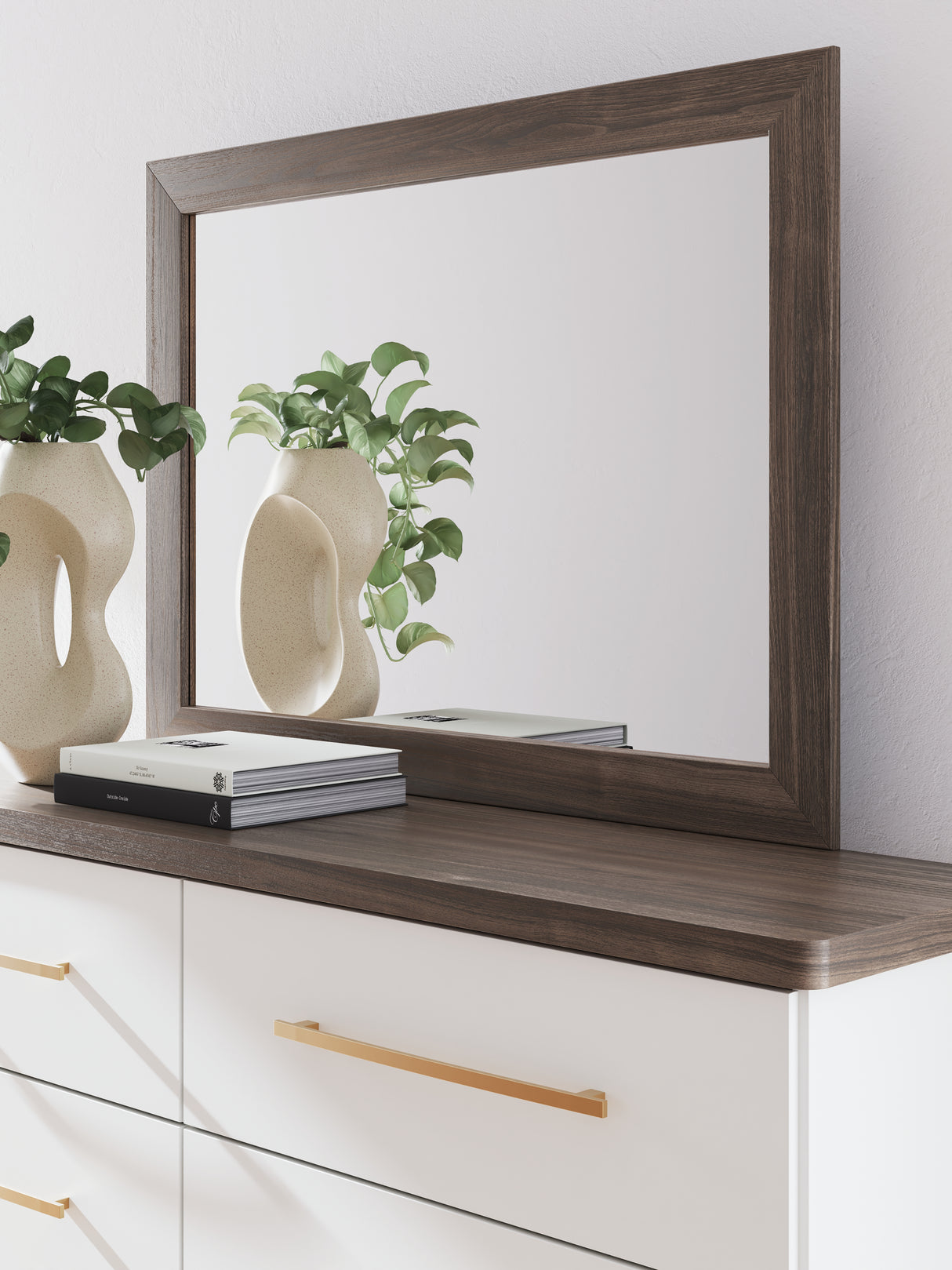 Kendanport Brown Dresser and Mirror from Ashley Furniture - Luna Furniture