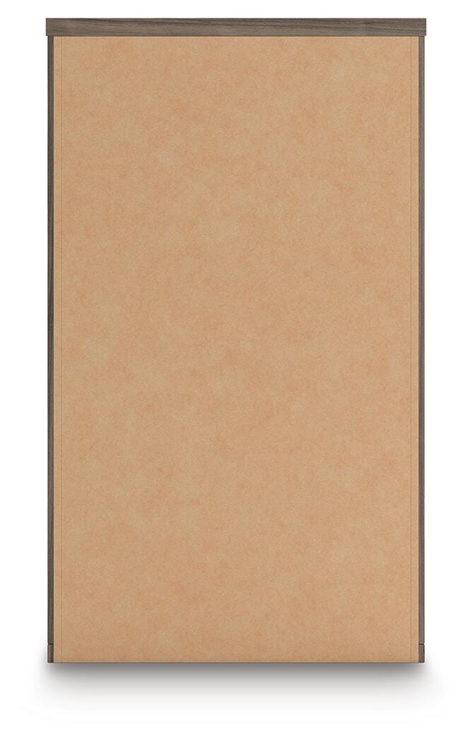 Kendanport White/Brown King Upholstered Bed, Dresser, Mirror and Chest from Ashley - Luna Furniture