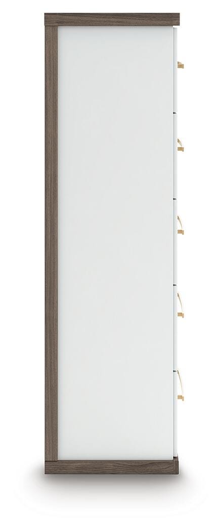Kendanport King Upholstered Bed, Dresser, Mirror and Chest from Ashley - Luna Furniture