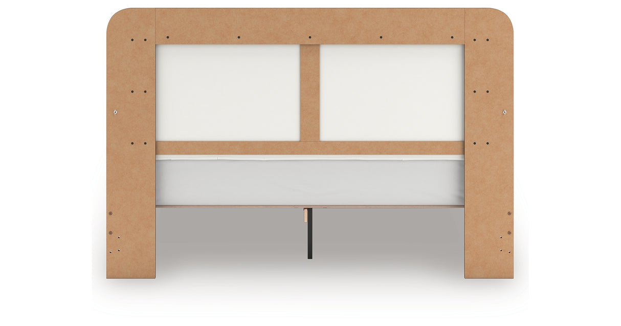 Kendanport King Platform Bed, Dresser, Mirror and Nightstand from Ashley Furniture - Luna Furniture