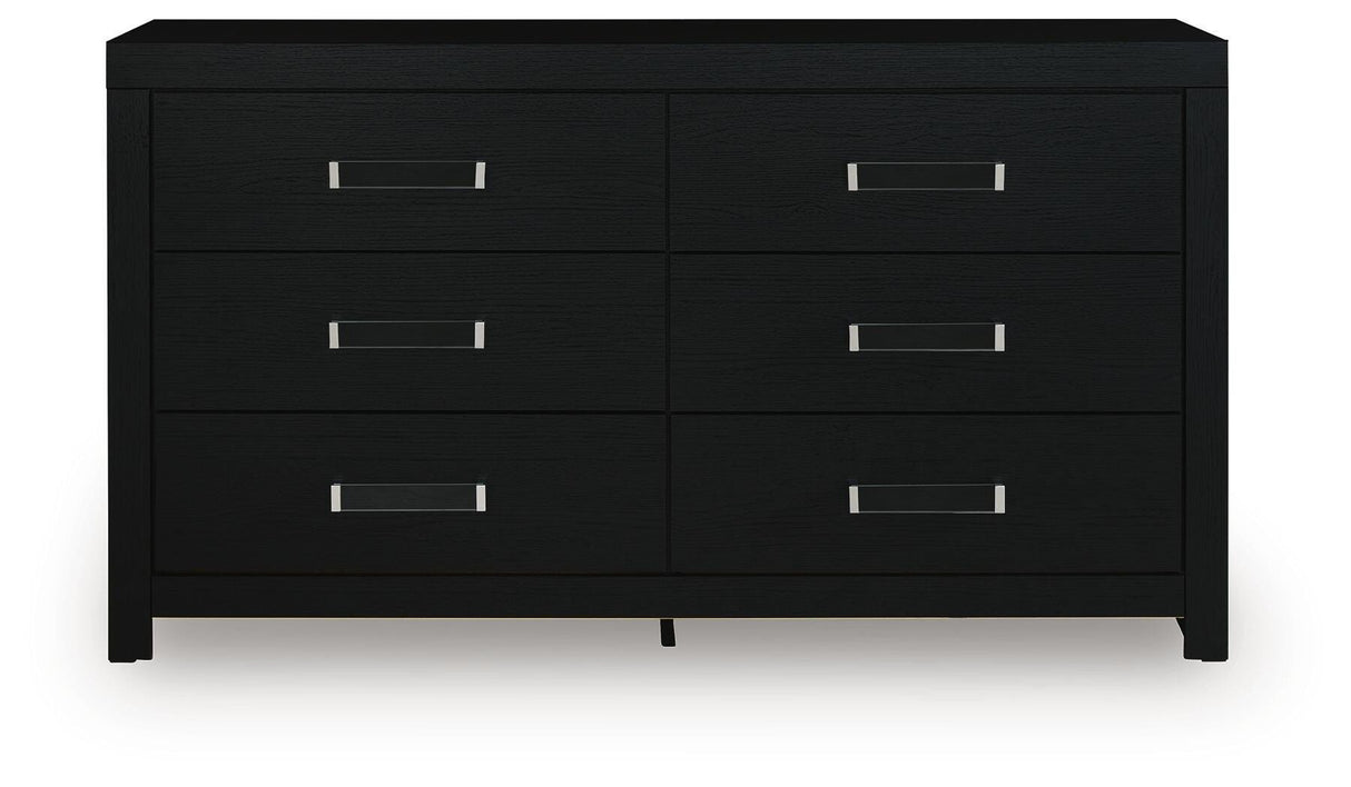 Maeling Queen Upholstered Panel Bed, Dresser and Nightstand from Ashley - Luna Furniture