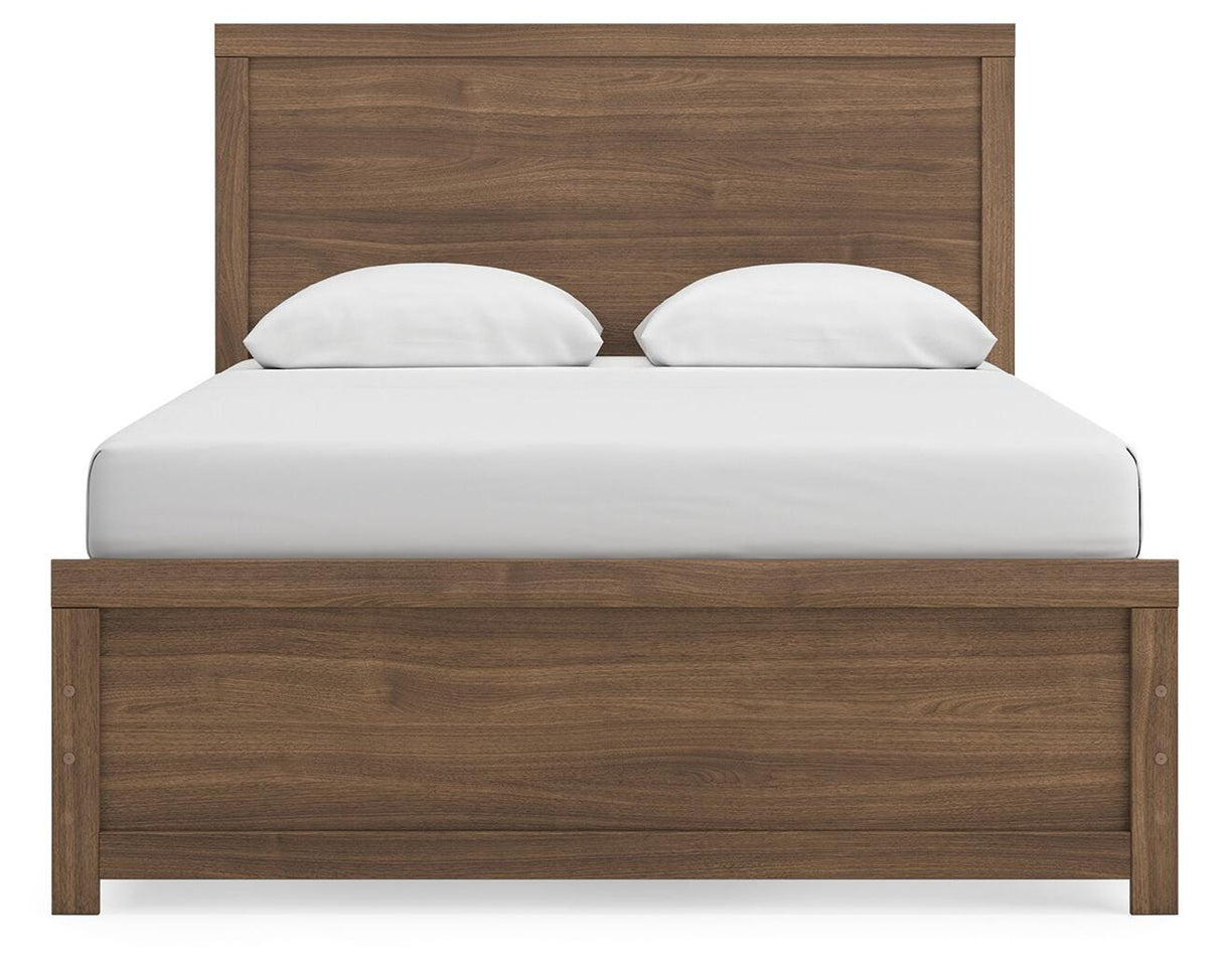 Broachmyn Auburn Queen Panel Bed, Dresser and Mirror from Ashley Furniture - Luna Furniture