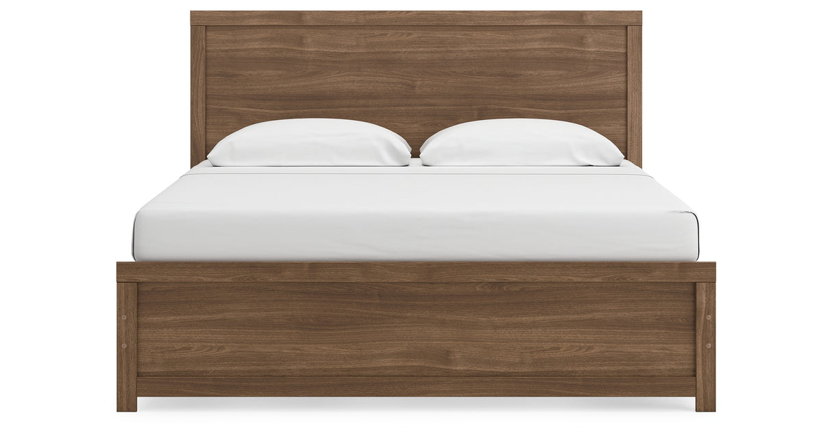 Broachmyn Brown Auburn King Panel Bed from Ashley - Luna Furniture