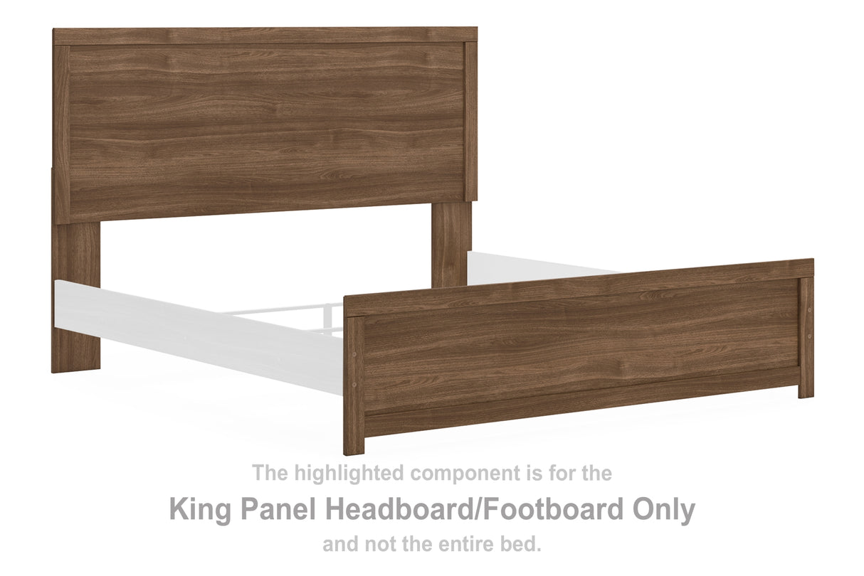 Broachmyn Auburn King Panel Headboard/Footboard from Ashley Furniture - Luna Furniture