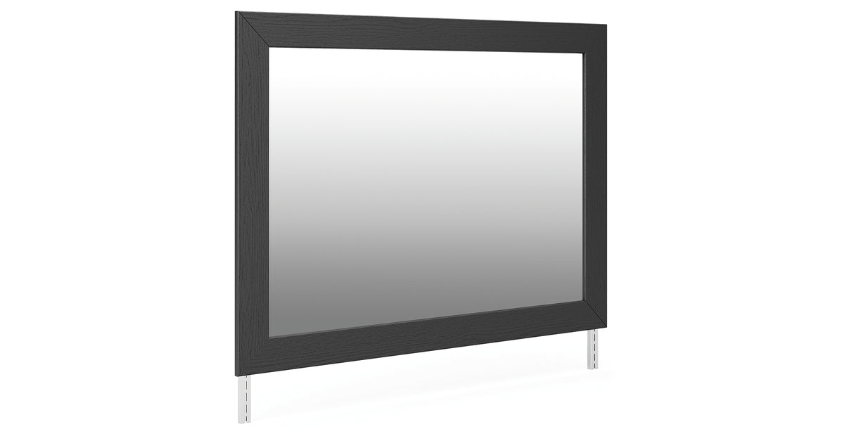 Broachmyn Black Bedroom Mirror from Ashley Furniture - Luna Furniture