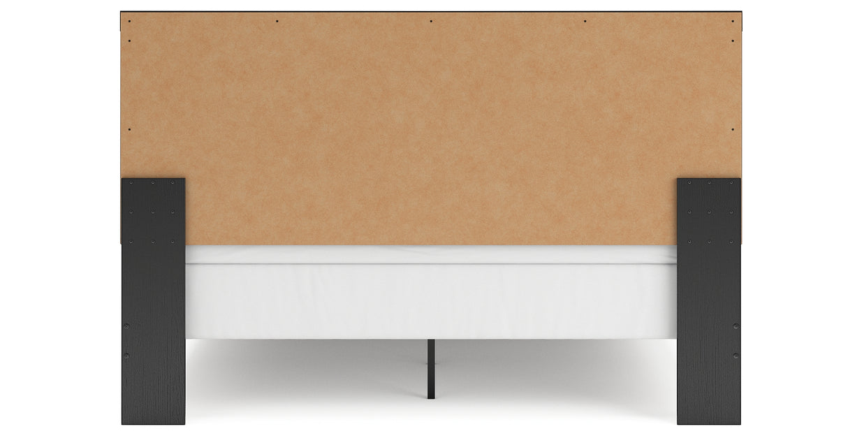 Broachmyn Black/Gray King Panel Bed from Ashley Furniture - Luna Furniture