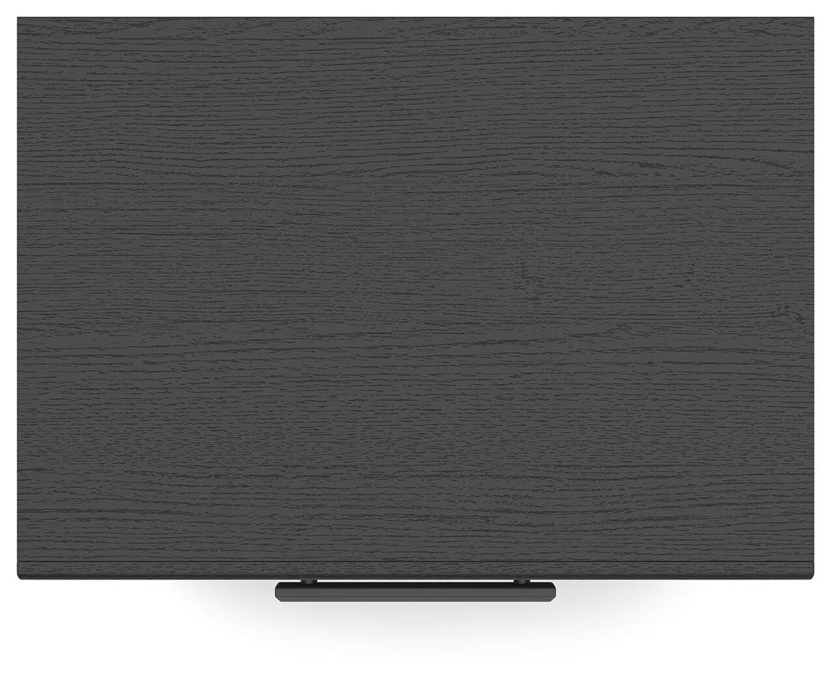 Broachmyn Black/Gray Queen Bookcase Panel Bed, Dresser, Mirror and Nightstand from Ashley Furniture - Luna Furniture
