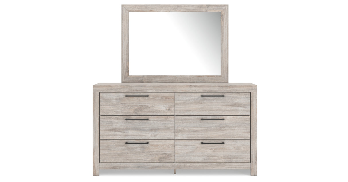 Broachmyn Gray Dresser and Mirror from Ashley Furniture - Luna Furniture