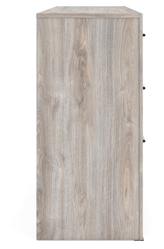 Broachmyn Gray King Panel Bed, Dresser and Nightstand from Ashley Furniture - Luna Furniture