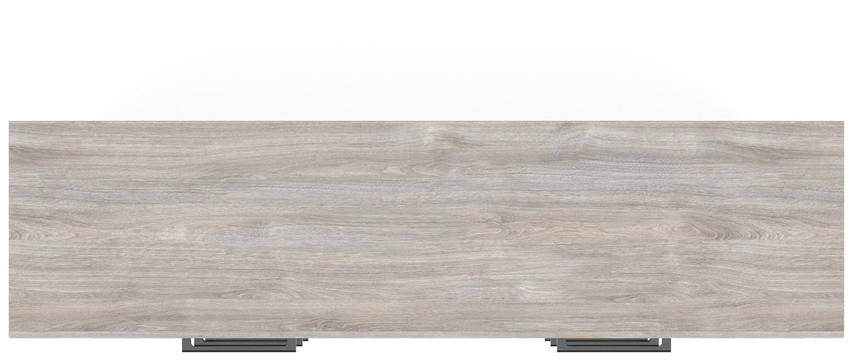 Broachmyn Gray King Panel Bed, Dresser and Nightstand from Ashley Furniture - Luna Furniture