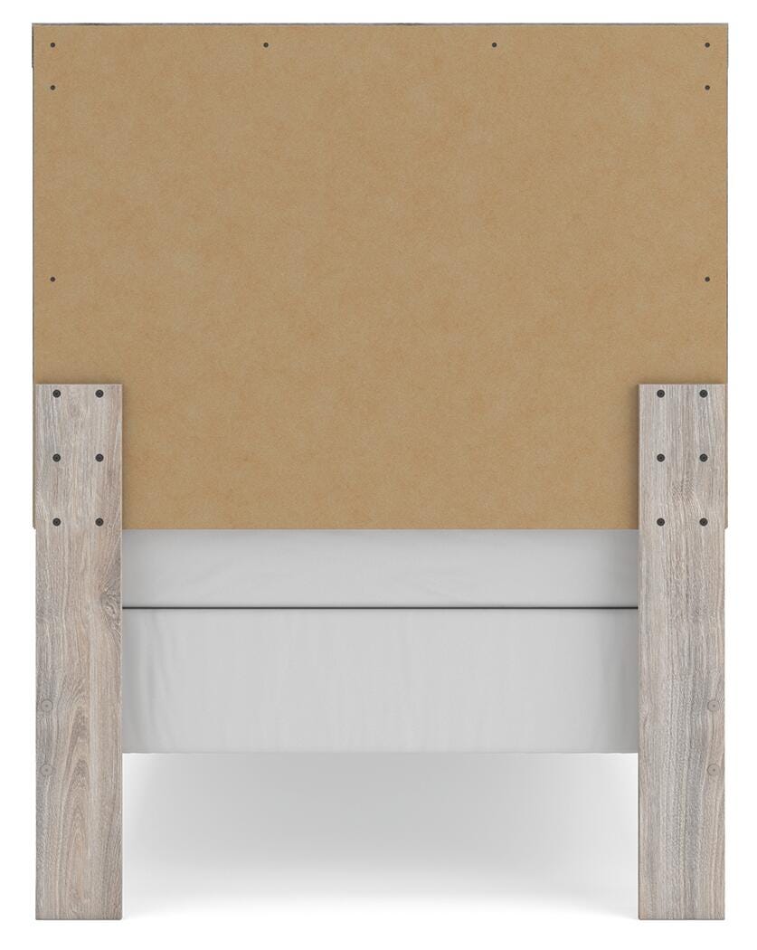 Broachmyn Gray Twin Panel Bed, Dresser and Mirror from Ashley Furniture - Luna Furniture
