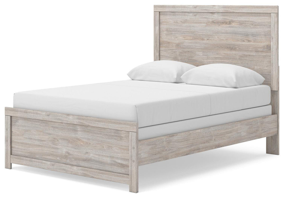 Broachmyn Gray Full Panel Bed, Dresser and Mirror from Ashley Furniture - Luna Furniture