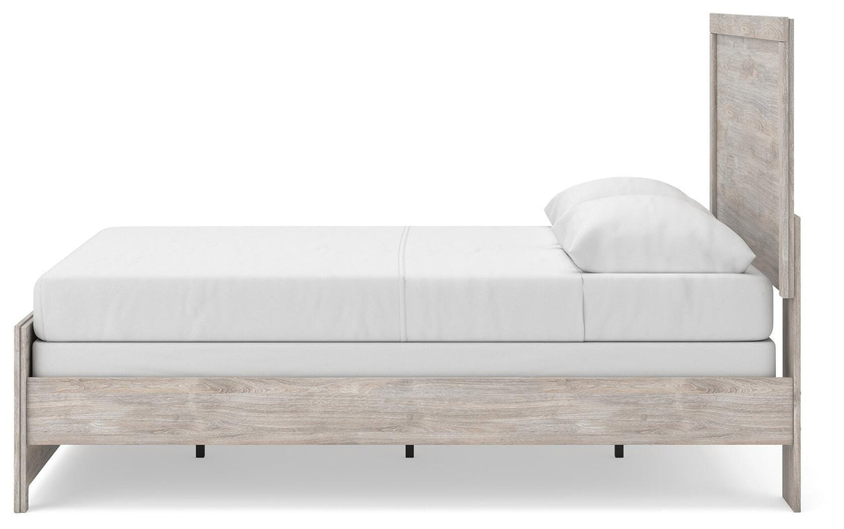 Broachmyn Gray Queen Panel Bed, Dresser and Mirror from Ashley Furniture - Luna Furniture