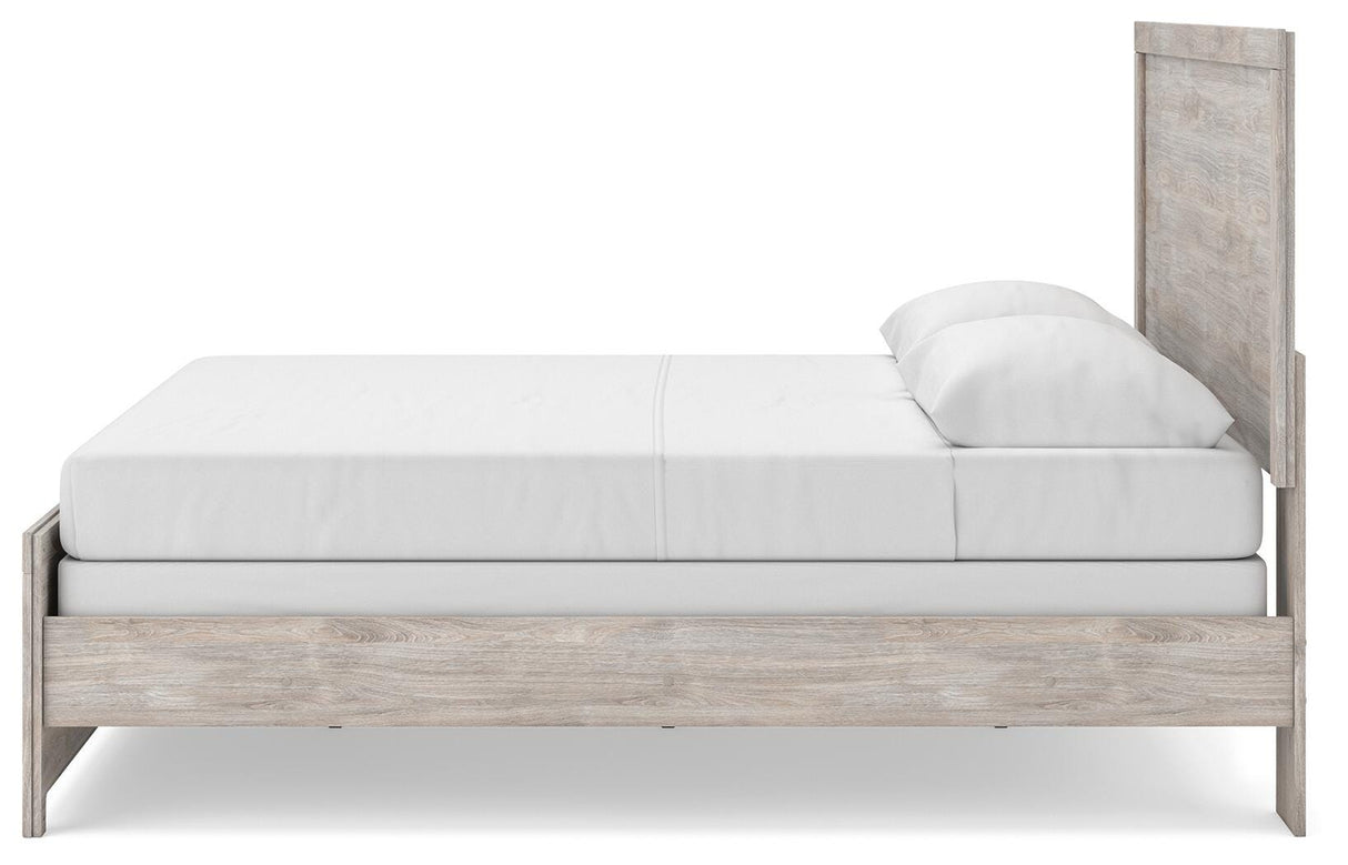 Broachmyn Gray King Panel Bed, Dresser and Nightstand from Ashley Furniture - Luna Furniture