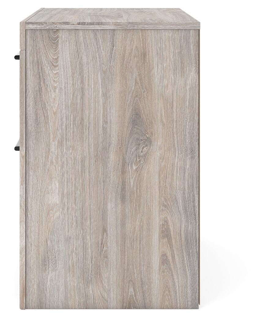 Broachmyn Gray King Panel Bed, Dresser and Nightstand from Ashley Furniture - Luna Furniture