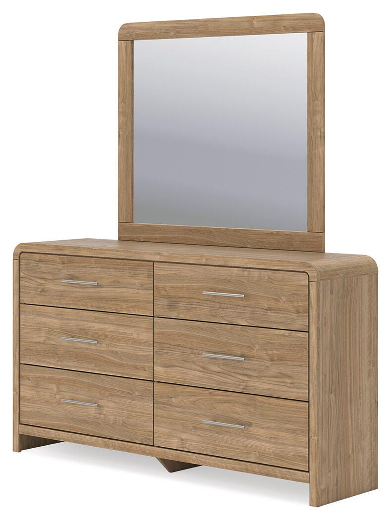 Gramburg Queen Panel Bed, Dresser and Mirror from Ashley - Luna Furniture