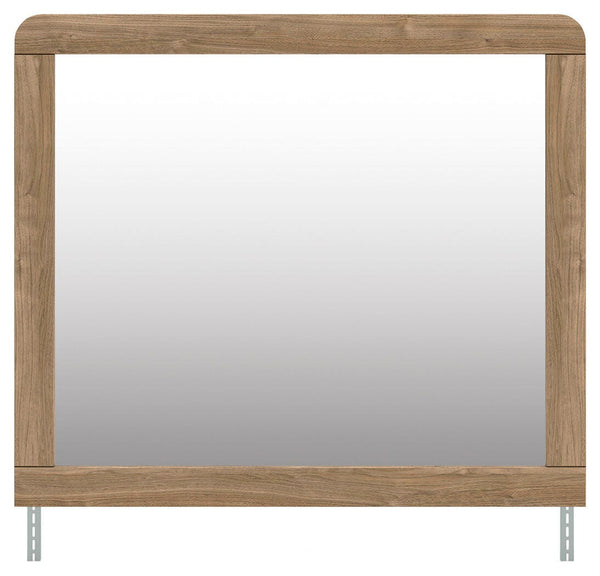 Gramburg Warm Natural Brown Bedroom Mirror