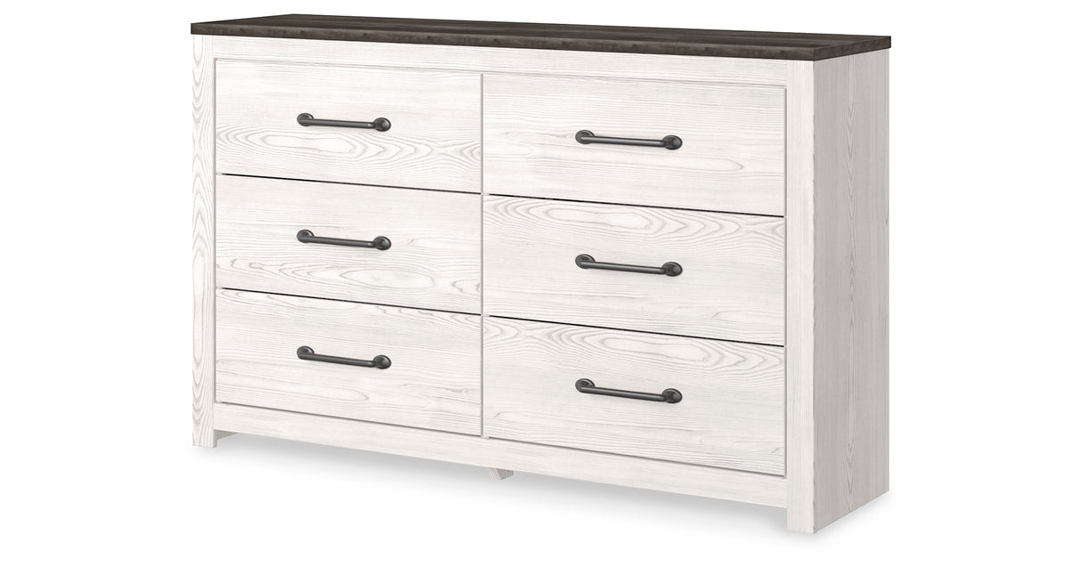 Gerridan Queen Panel Bed, Dresser and Nightstand from Ashley Furniture - Luna Furniture