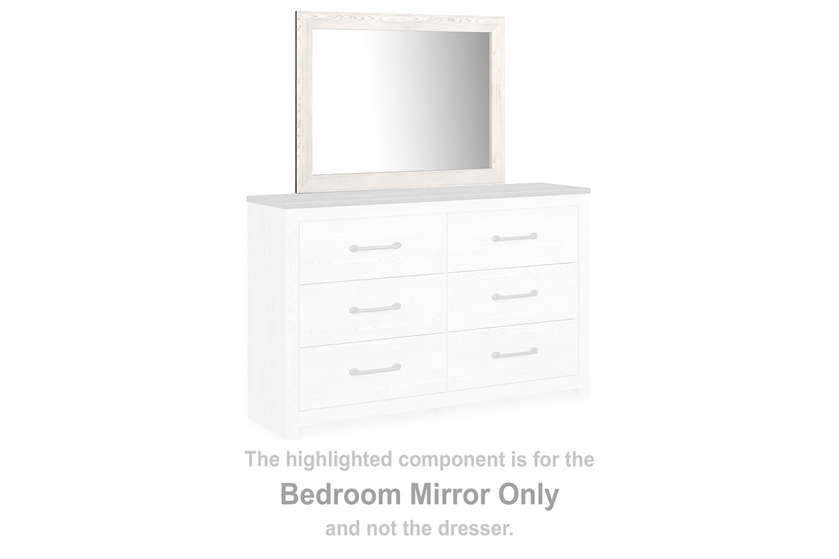 Gerridan White/Gray Bedroom Mirror (Mirror Only) from Ashley Furniture - Luna Furniture