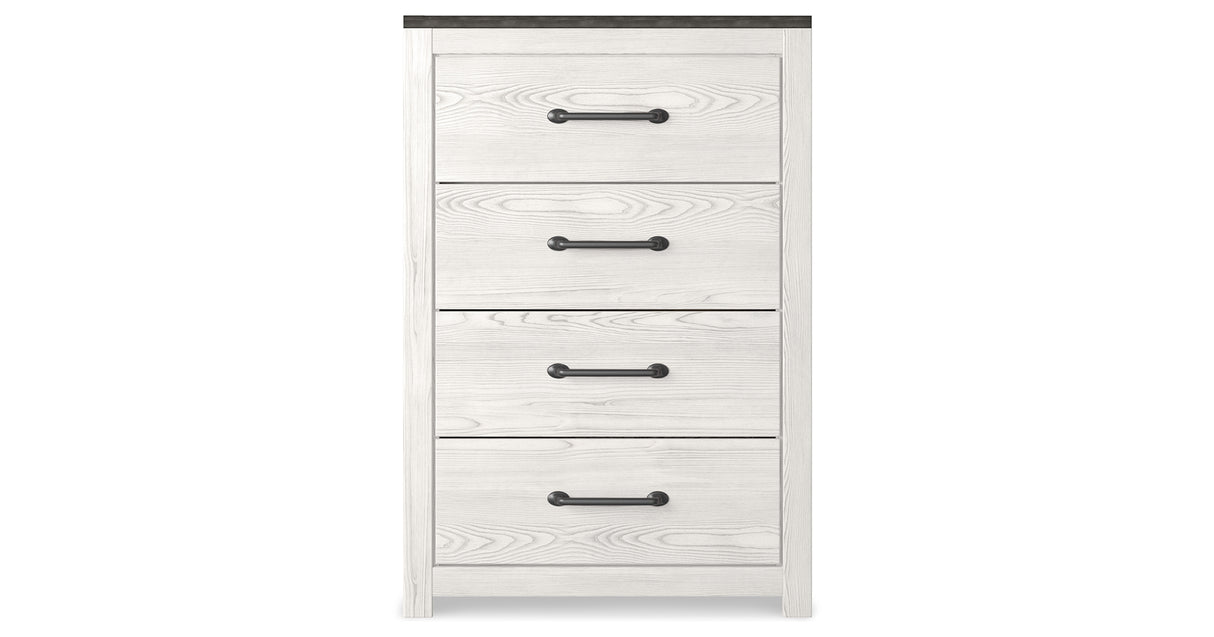 Gerridan Full Panel Bed and Chest from Ashley - Luna Furniture