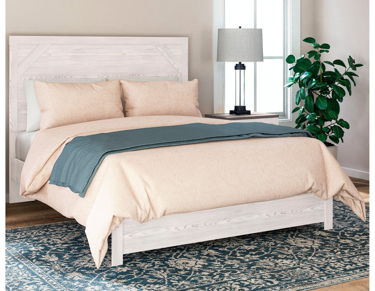 Gerridan Queen Panel Bed, Dresser and Nightstand from Ashley Furniture - Luna Furniture