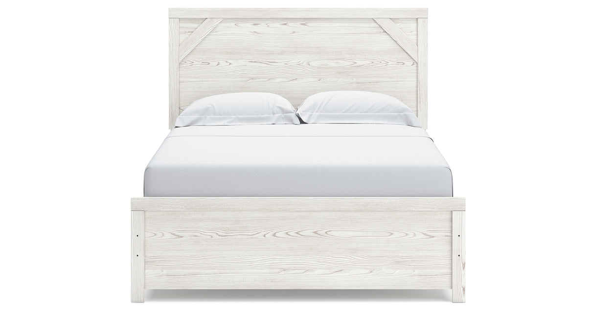 Gerridan Queen Panel Bed, Dresser and Nightstand from Ashley Furniture - Luna Furniture