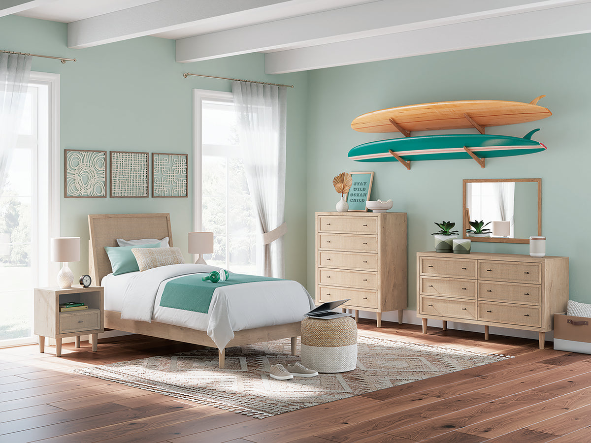 Cielden Tan Youth Platform Bedroom Set from Ashley Furniture - Luna Furniture
