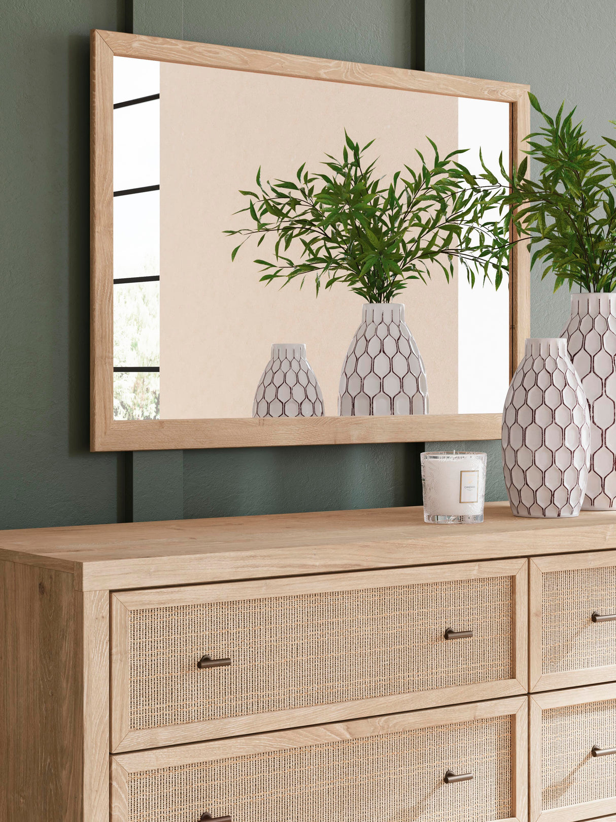 Cielden Two-tone Dresser and Mirror from Ashley Furniture - Luna Furniture