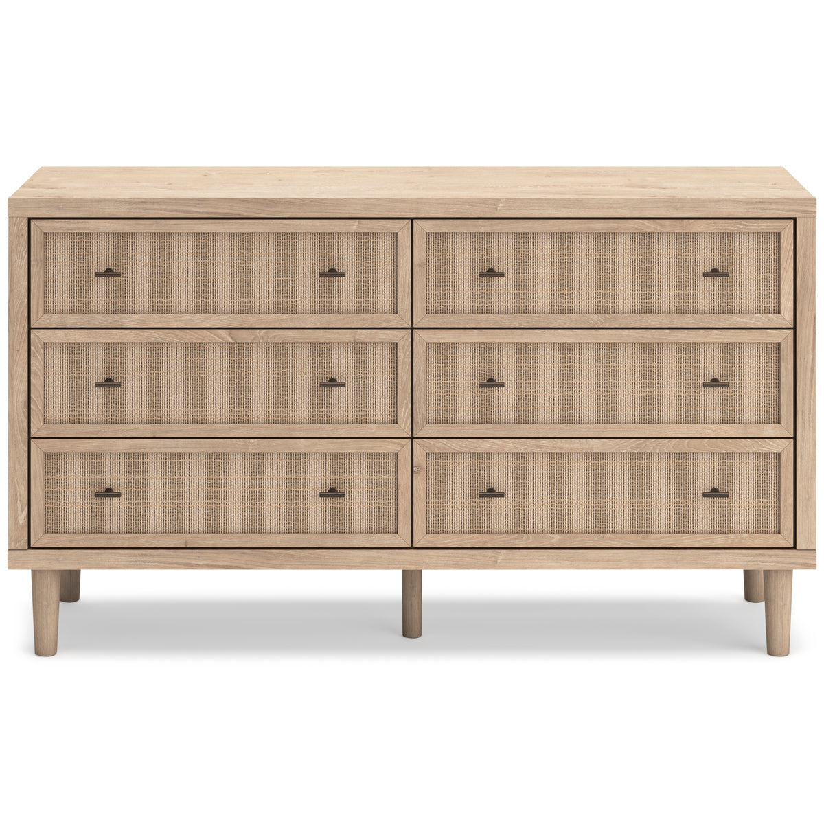 Cielden Soft Gray/Tan Upholstered Platform Bedroom Set from Ashley Furniture - Luna Furniture