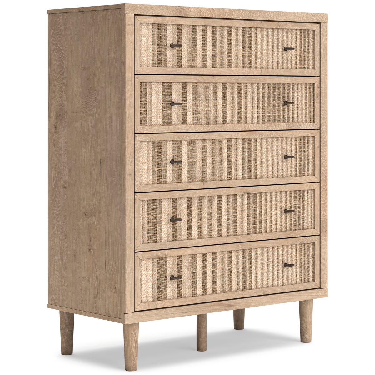 Cielden Soft Gray/Tan Upholstered Platform Bedroom Set from Ashley Furniture - Luna Furniture