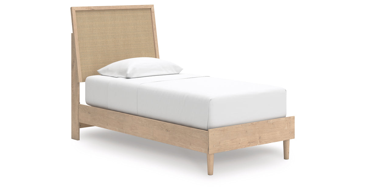 Cielden Two-tone Twin Platform Bed from Ashley Furniture - Luna Furniture