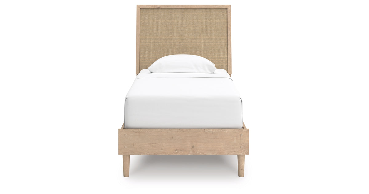 Cielden Two-tone Twin Platform Bed from Ashley Furniture - Luna Furniture