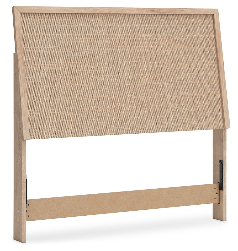 Cielden Two-tone Full Panel Headboard with Mirrored Dresser from Ashley Furniture - Luna Furniture