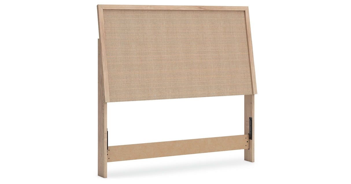 Cielden Full Panel Headboard with Mirrored Dresser in Two-tone from Ashley Furniture - Luna Furniture