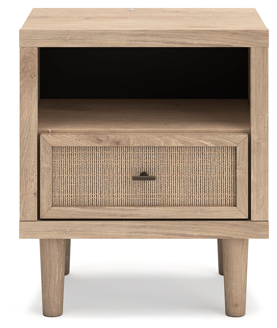 Cielden Queen Panel Headboard with 2 Nightstands in Two-tone from Ashley Furniture - Luna Furniture