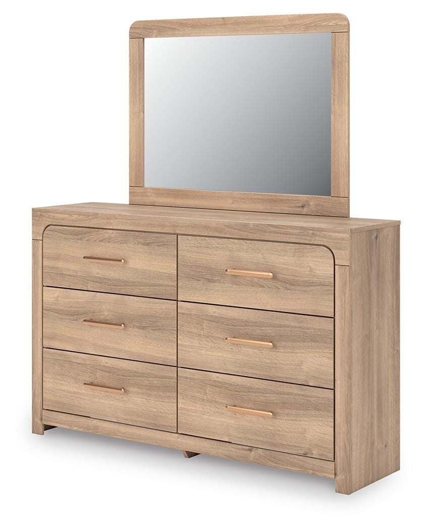 Kinlanni Queen Panel Bed, Dresser and Nightstand from Ashley - Luna Furniture