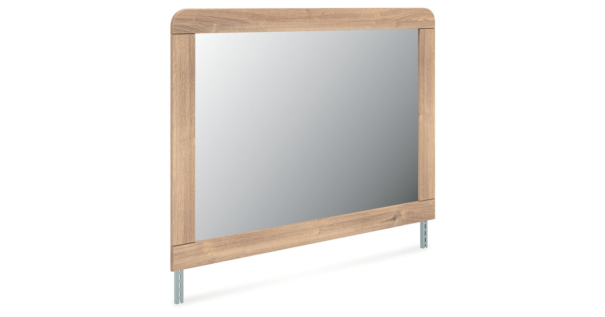 Kinlanni Tan Bedroom Mirror (Mirror Only) from Ashley - Luna Furniture