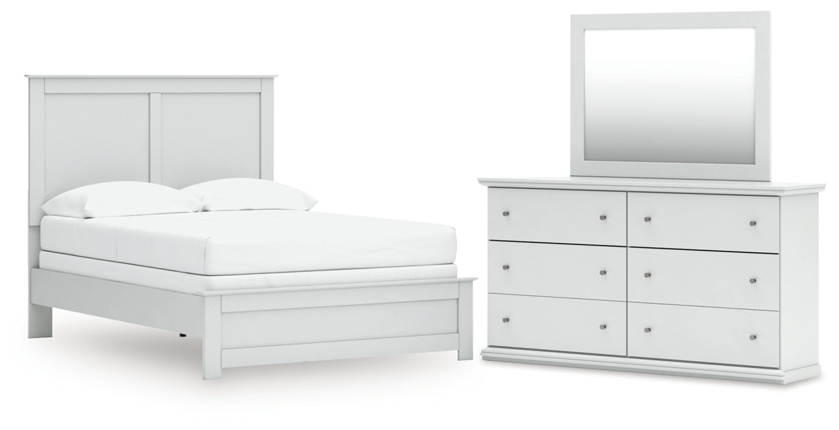 Bostwick Shoals Full Panel Bed, Dresser and Mirror from Ashley - Luna Furniture