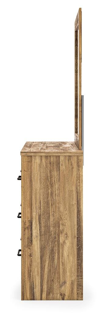 Maystonna Brown Dresser and Mirror from Ashley - Luna Furniture