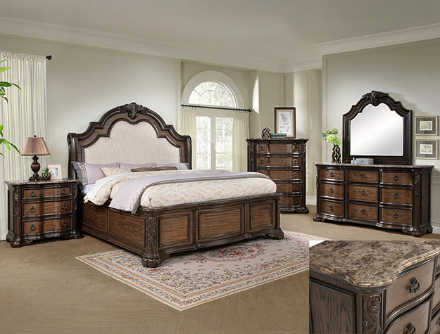 Ludwig Brown Nightstand from Crown Mark - Luna Furniture