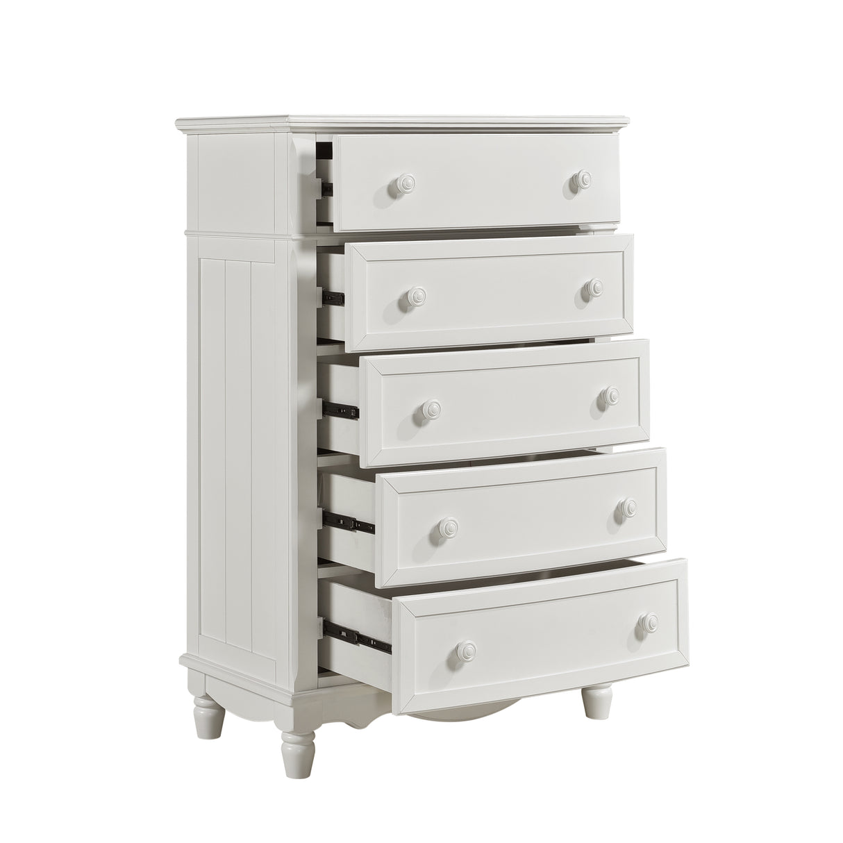 Clementine White Mirror (Mirror Only) from Homelegance - Luna Furniture