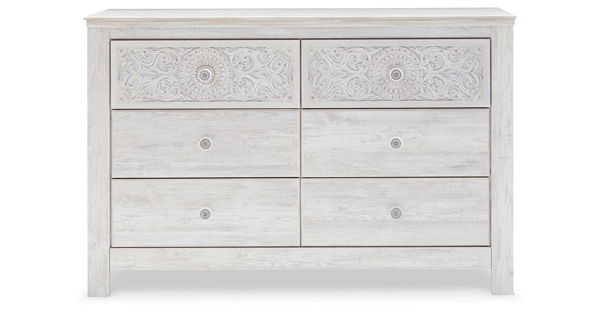 Paxberry Queen Panel Bed, Dresser and Chest from Ashley Furniture - Luna Furniture