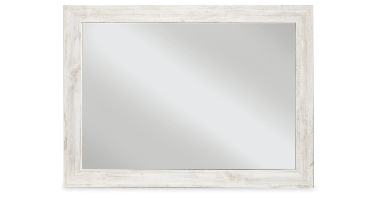 Paxberry Whitewash Bedroom Mirror (Mirror Only) from Ashley - Luna Furniture