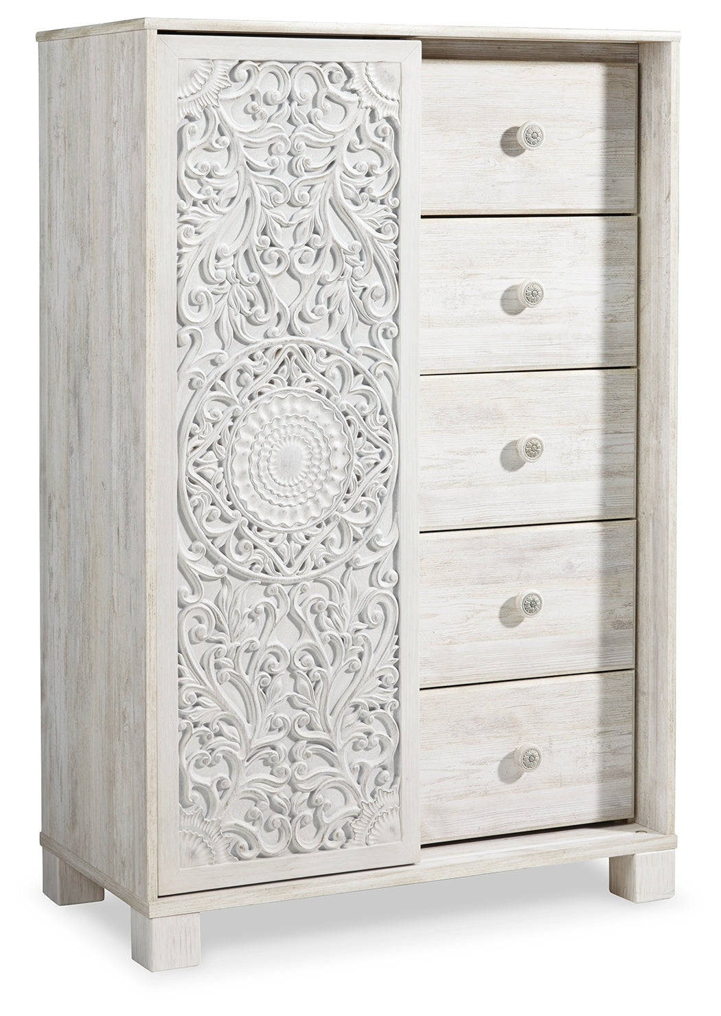 Paxberry Whitewash Panel Bedroom Set from Ashley Furniture - Luna Furniture