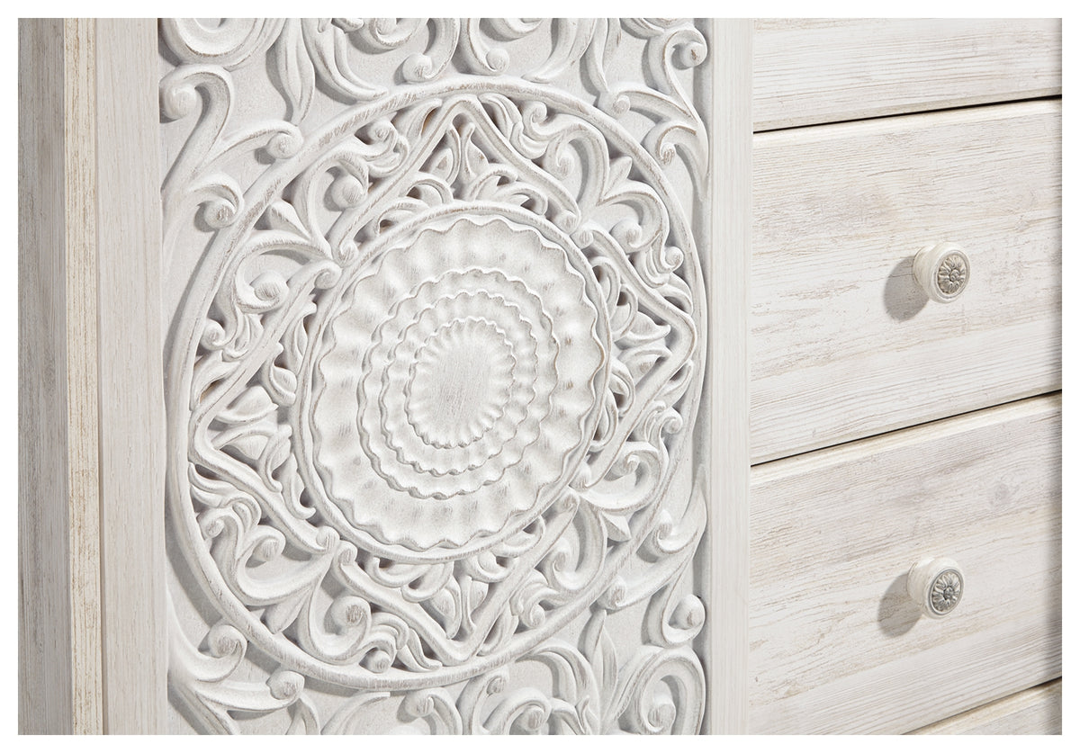 Paxberry Whitewash Panel Bedroom Set from Ashley Furniture - Luna Furniture